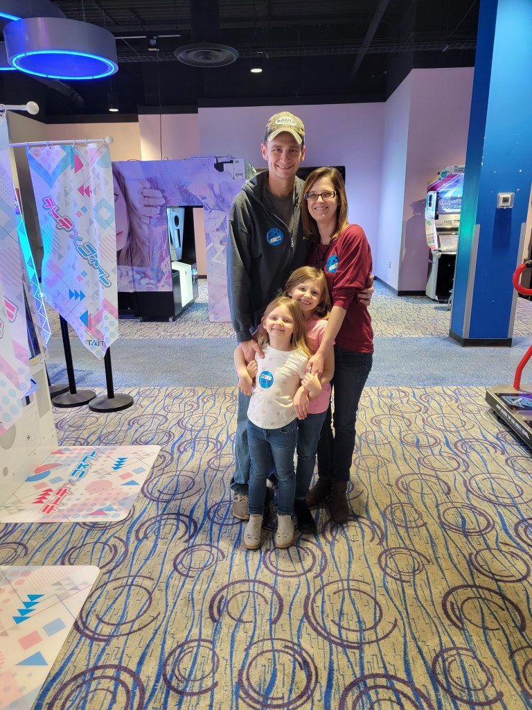 Bauer employees at the movies