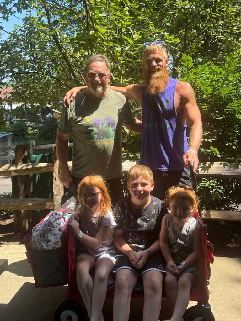 Bauer employees with family at event