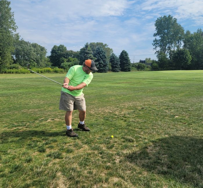 Bauer employee at golf