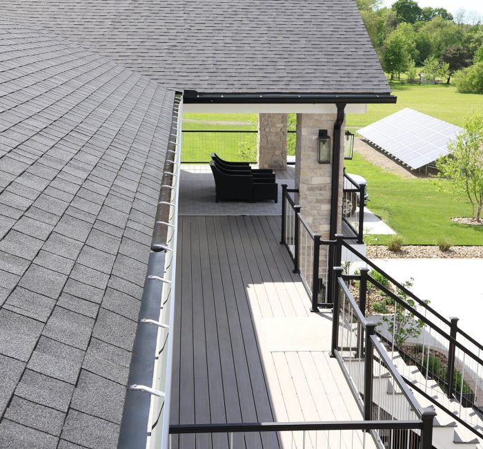 Gutter installed by Gutter Solutions of Lake Erie