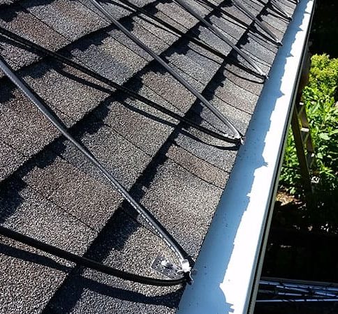 heat cable on roof