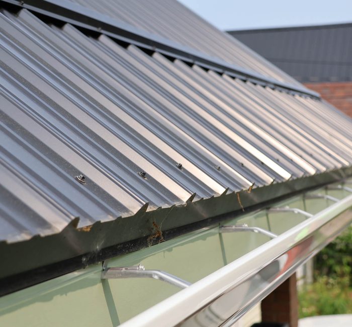 Gutter installed by Gutter Solutions of Lake Erie