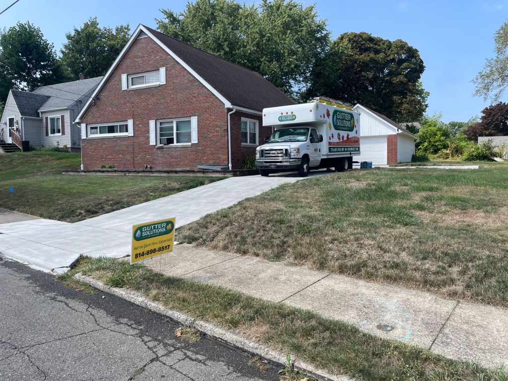 Gutter solutions of lake erie yard sign