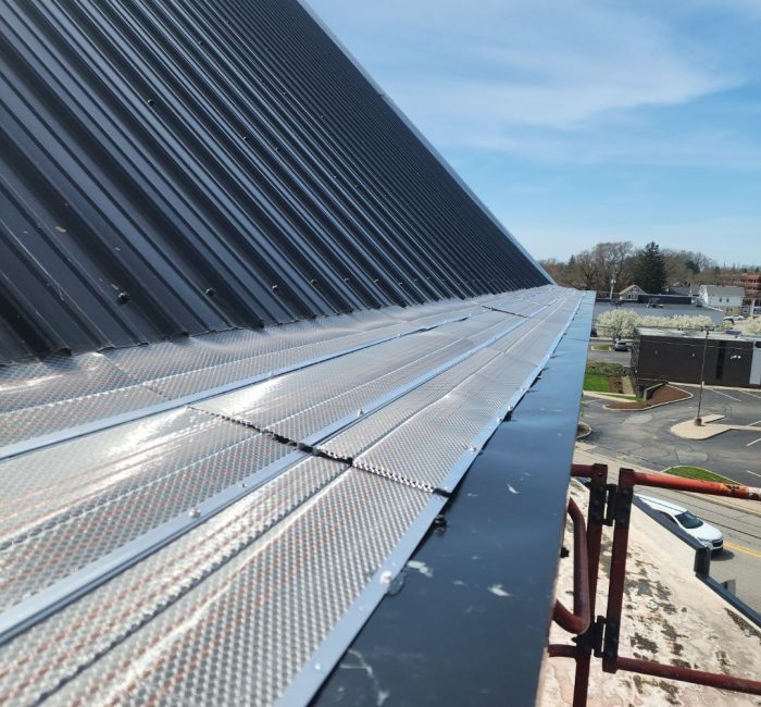 Klean Gutter with metal roof