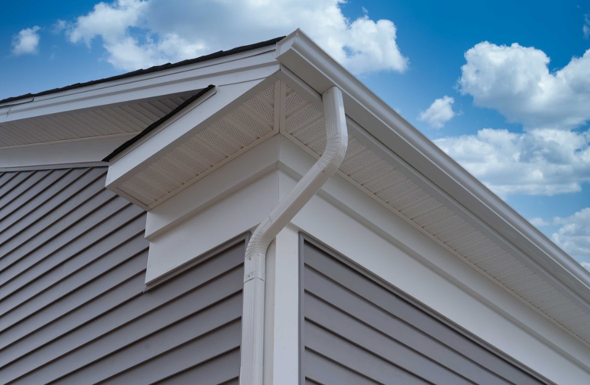 gutter color and style can boost curb appeal